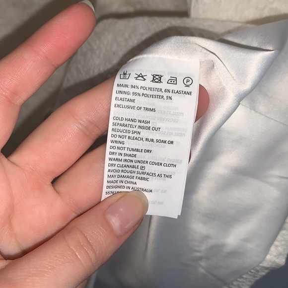 Bardot | Marnie Mini Dress Puff Sleeve in Ivory Size M - Picture 9 of 14